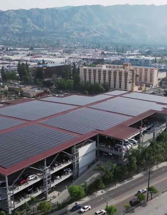Baker Electric solar and battery storage project at Hollywood Burbank Airport RITC