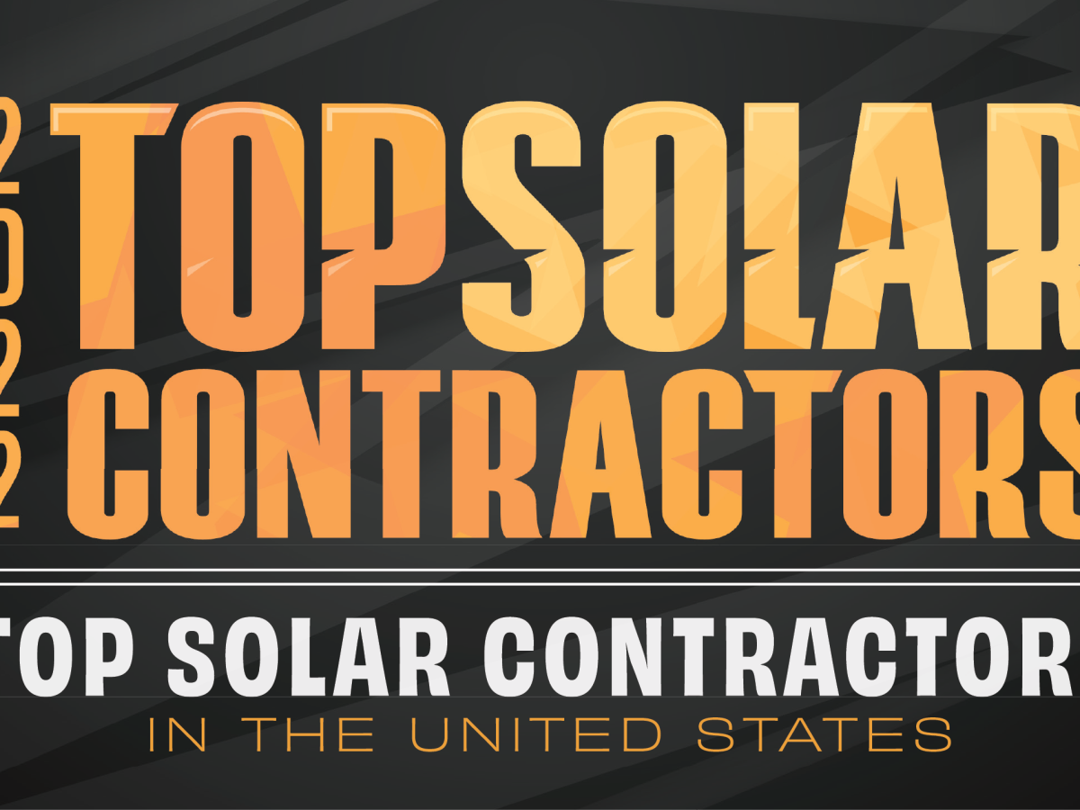 Top Solar Contractors 2022